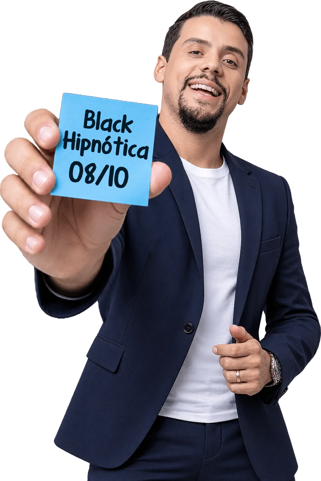 Dois homens apresentando a Black Absurda